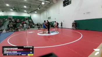 150 lbs Quarterfinal - Chayce Buckner, Moorcroft Mat Masters Wrestling Club vs Hezekiah Atene, Eastside United Wrestling Club