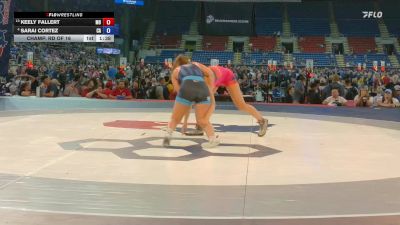 140 lbs Champ. Rd Of 16 - Keely Fallert, MO vs Sarai Cortez, CA