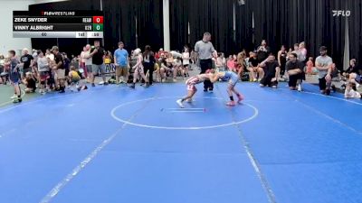 60 lbs Round 2 (4 Team) - Vinny Albright, U2 The Revolution vs Zeke Snyder, Revival Awakening