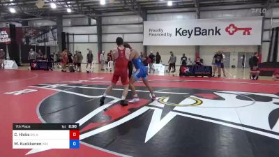 77 kg 7th Place - Cody Hicks, Oklahoma vs Magnus Kuokkanen, Indiana RTC