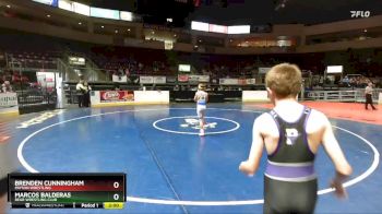 78 lbs Quarterfinal - Marcos Balderas, Bear Wrestling Club vs Brenden Cunningham, Payson Wrestling