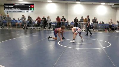 120 lbs Consi Of 64 #2 - Jake Benyo, PA vs Niccolo Pellicano, FL