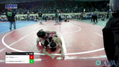 106 lbs Round Of 16 - Maddox Fields, Cowboy Wrestling Club vs Haeyden Hilderbrand Boliver, Fort Gibson Youth Wrestling