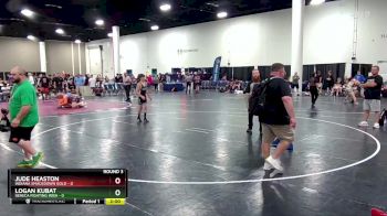 106 lbs Round 3 (6 Team) - Jude Heaston, Indiana Smackdown Gold vs Logan Kubat, Seneca Fighting Irish