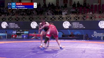 57 kg Final 3-5 - Mairi Mani, Greece vs Anna Stratan, Kazakhstan