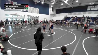 132 lbs 1st Place Match - Matthew Esqueda, OCRTC vs Noah Moylan, Poway Elite