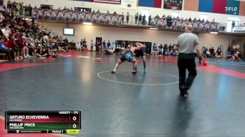 175 lbs Champ. Round 1 - Arturo Echeverria, Hillsboro vs Phillip Price, Woodburn