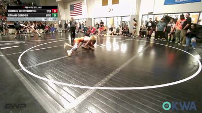 132 lbs Quarterfinal - Korbin Whitchurch, Sperry Wrestling Club vs Ethan Gerdes, Verdigris Youth Wrestling