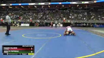 3rd Place Match - Mason Villwok, Elkhorn vs Brekyn Papineau, Aurora