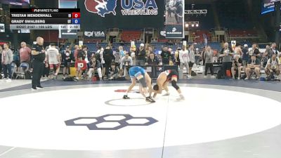 106 lbs Cons. Rd Of 16 - Tristan Mendenhall, Idaho vs Grady Swalberg, Utah
