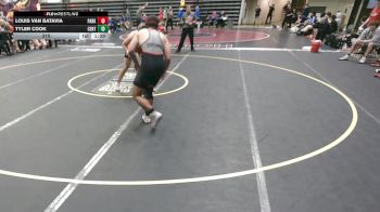 215 lbs Round 2 (4 Team) - Louis Van Batavia, Park Hill, MO vs Tyler Cook, Centennial, MN