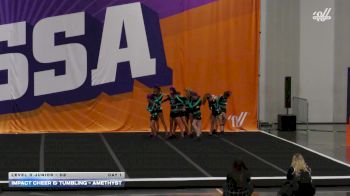 Impact Cheer & Tumbling - Amethyst [2025 L3 Junior - D2 Day 1] 2025 GSSA Ontario Challenge