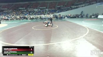 4A-190 lbs Semifinal - Gavin Sandoval, Crook County vs David Steagall, Sweet Home