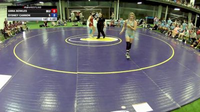 120 lbs Anna Bowles, Missouri Blue vs Sydney Cannon, Illinois