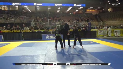 Brooke Elizabeth Olver vs Drew Alexander Lawson 2025 Pan Kids Jiu-Jitsu IBJJF Championship