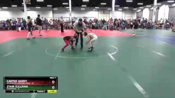 56 lbs Round 7 (8 Team) - Carter Hardy, U2 Upstate Uprising Gold vs Zyair Sullivan, Scorpions