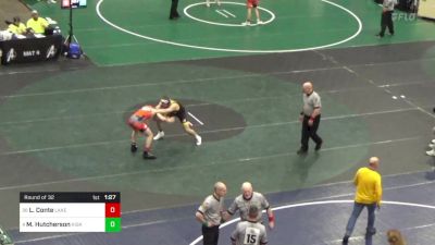 172 lbs Round Of 32 - Lukas Conte, Lake Lehman vs Mario Hutcherson, Kiski