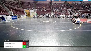 172 lbs Consy Rd Iv - Keegan Ramsay, Notre Dame - GP vs Jeb Emerick, Chestnut Ridge