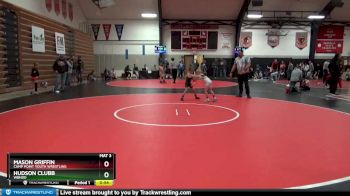 2 lbs Quarterfinal - Mason Griffin, Camp Point Youth Wrestling vs Hudson Clubb, WBNDD