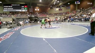 1A 285 lbs Quarterfinal - Kyson Miles, Altamont vs Jesse Benson, St Joseph Catholic High School