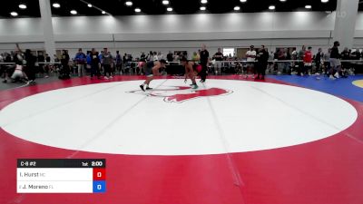 157 lbs C-8 #2 - Isaiah Hurst, North Carolina vs Jonathan Moreno, Florida