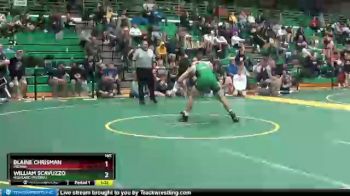 165 lbs Quarterfinal - William Scavuzzo, Highland (Medina) vs Blaine Chrisman, MEDINA