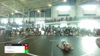 69 lbs Semifinal - Evan Thiele, Coachella Valley WC vs Nico Distasio, Region Wr Ac