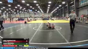 100 lbs Round 5 - Sam Harrington, PA Gold vs Evan Dingwall, Midwest Maniacs