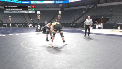 215 lbs Consi Of 8 #1 - Kaden Cryer, Moreno Valley (SS) vs Jace Demacabalin, Rf Kennedy (CS)