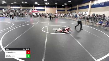 81 lbs Consi Of 4 - Josiah Deonigi, Mat Demon WC vs Cash Kelly, Yuma Grit WC