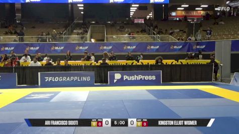 Kingston Elliot Wismer vs Ari Francisco Sidoti 2026 Pan Jiu Jitsu IBJJF Championship