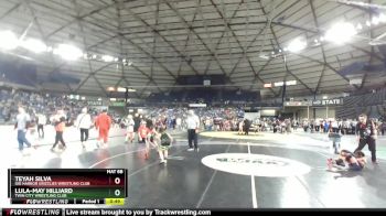 63 lbs Cons. Round 3 - Lula-May Hilliard, Twin City Wrestling Club vs Teyah Silva, Gig Harbor Grizzlies Wrestling Club