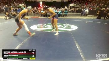 Girls 138 lbs 3rd Place Match - Laura Almanza, Deming vs Neviah Varela-Marquez, Sandia