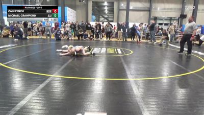 115 lbs Consi Of 8 #2 - Cain Lynch, McVeytown vs Michael Crawford, Allison Park