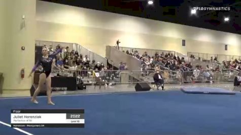 Juliet Horenziak - Floor, Perfection #741 - 2021 USA Gymnastics Development Program National Championships