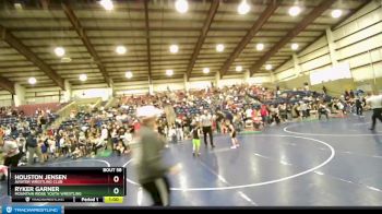 54 lbs Round 1 - Ryker Garner, Mountain Ridge Youth Wrestling vs Houston Jensen, Aviator Wrestling Club