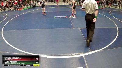 70 lbs Champ. Round 2 - Wyatt Hatchell, Wasatch WC vs Luke Abbott, Sanderson Wrestling Academy