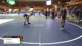 160 lbs Quarterfinal - Jackson Showalter, Inwtc vs Maxwell Coddington, Cry Wolf