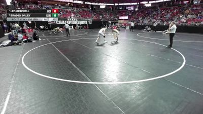 150 lbs Cons. Quarters - Leo Getchell, Janesville Craig vs Braden Daley, Kettle Moraine