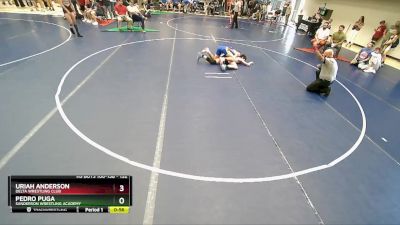 132 lbs Cons. Round 4 - Pedro Puga, Sanderson Wrestling Academy vs Uriah Anderson, Delta Wrestling Club