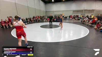 110 lbs Round 4 (10 Team) - Trinity Yates, Minnesota vs Kylie Smith, Texas Blue