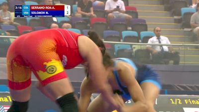 53 kg 1/2 Final - Alejandra Roa, Colombia vs Marlee Solomon, United States