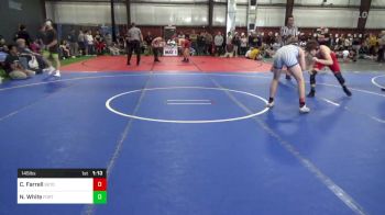 145 lbs Quarterfinal - Casey Farrell, Seton Hall Prep vs Noah White, Fortify