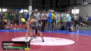 106 lbs Round 2 (3 Team) - Cam Harrell, SHENANDOAH VALLEY WRESTLING CLUB vs Lucas Phelps, GROUND UP USA