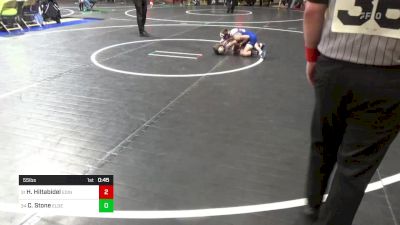 55 lbs Round Of 64 - Hixon Hiltabidel, Edinboro vs Colson Stone, Elderton