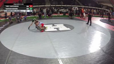 70 lbs Champ. Round 1 - Trey Hutchison, Idaho vs Nathan Moore, Idaho