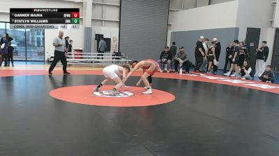 96 lbs Quarters - Gannen Majka, Black Fox Wrestling Academy vs Statlyn Williams, Sublime Wrestling Academy