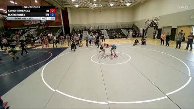 132 lbs Champ. Round 2 - Asher Troendle, Uintah Wrestling vs Jaxen Honey, Team Prestige Wrestling