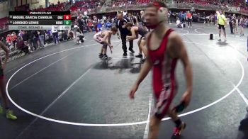 150 lbs Cons. Round 4 - Lorenzo Lewis, Millard South Wrestling Club vs Miguel Garcia Caniglia, Conestoga Wrestling Club