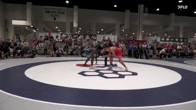 86 lbs Champ. Round 1 - James (Jamie) Evarts, Purple Valley Wrestling Club vs De'Alcapon Veazy, Black Fox Wrestling Academy